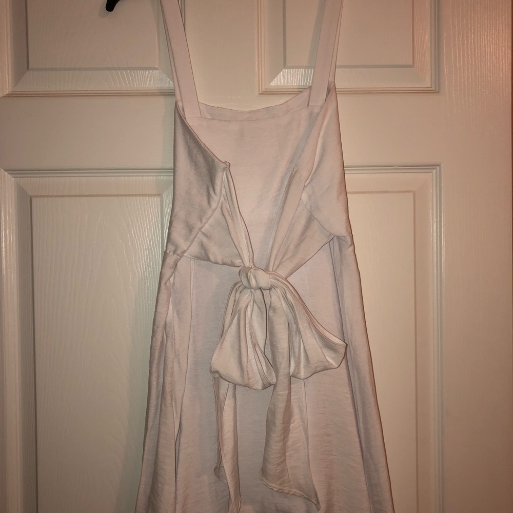 Skater girl white dress